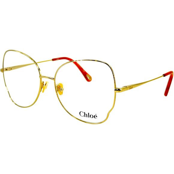Chloe Accessories - Chloe CH0098O Womens Metal Eyeglass Frame 005 Gold 56-16 Italy